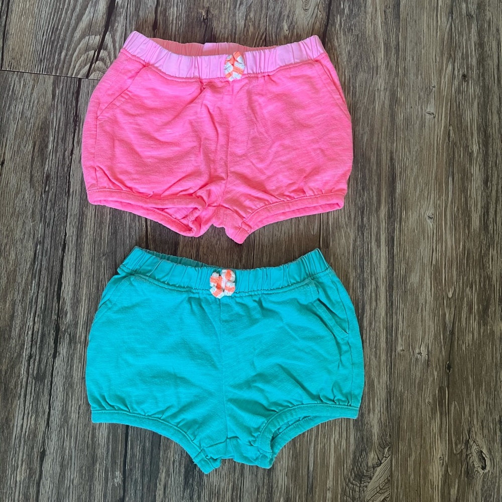 Carter's Baby Girl 2 pair of Shorts
